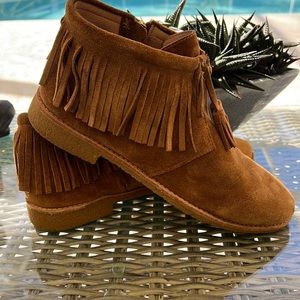 Kate Spade Brown Betsies Too Moccasin Ankle Boots Size 9.5